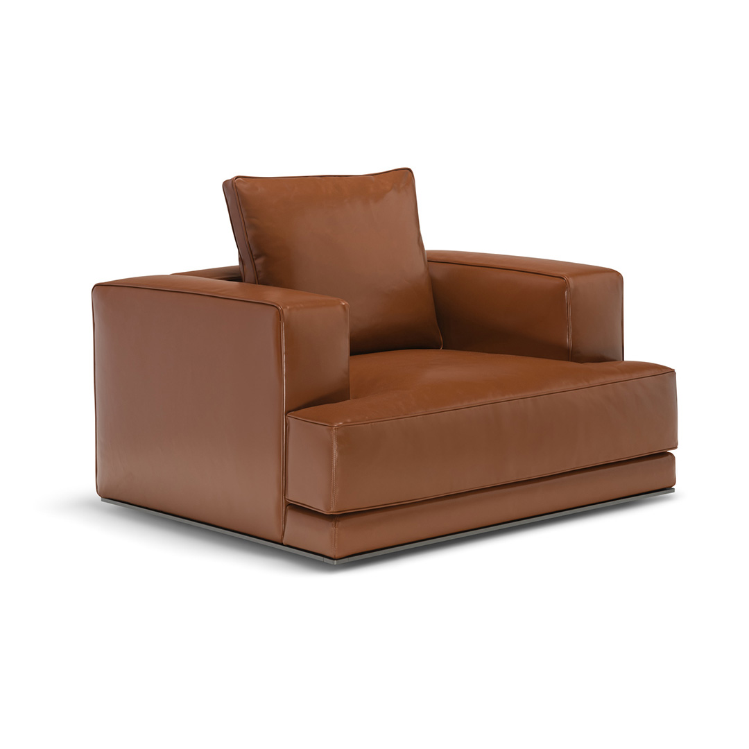 Фото 1 - Кресло AUGUSTO коричневое 