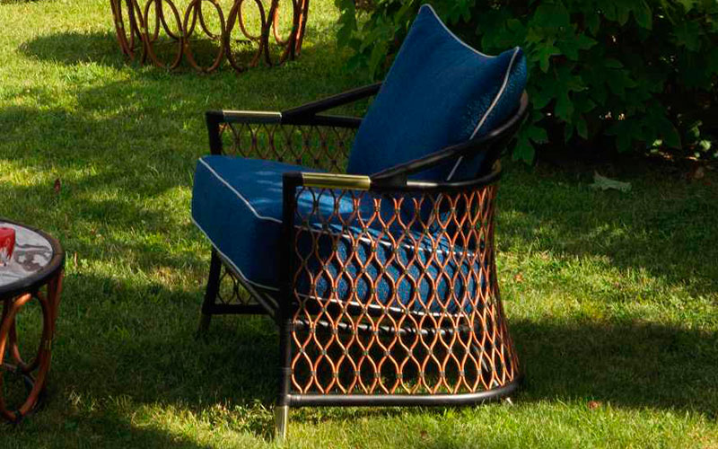 Фото 1 - Уличное кресло Farnese синее 