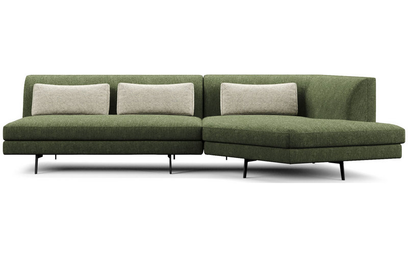 Фото 1 - Секционный диван Warmover Lounge зеленый 