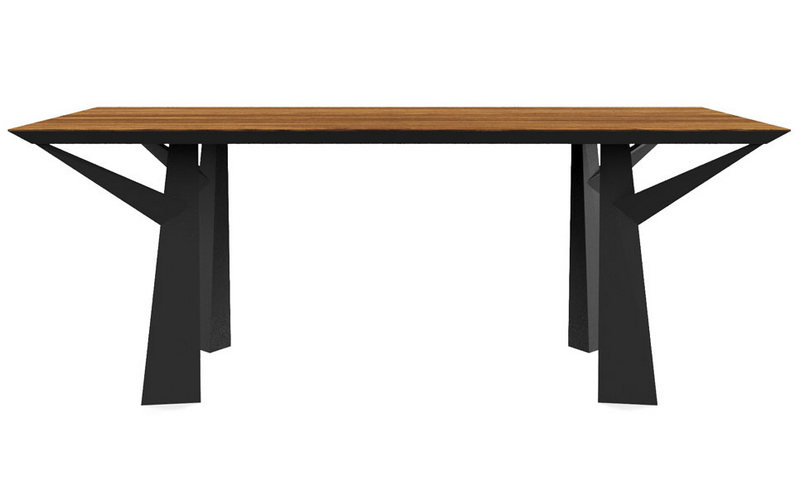 Фото 2 - Обеденный стол Branch коричневый 