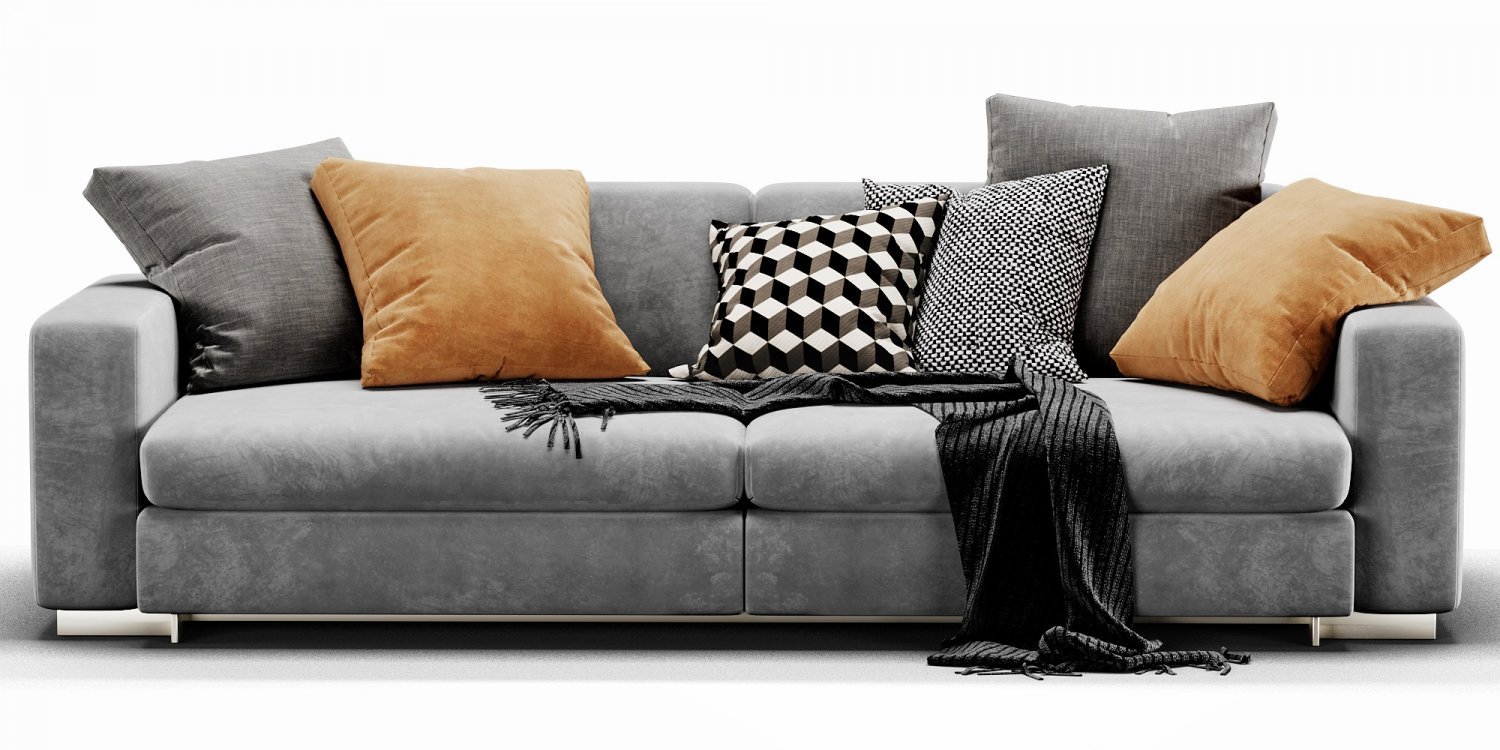 Фото 1 - Секционный диван Turner серый 