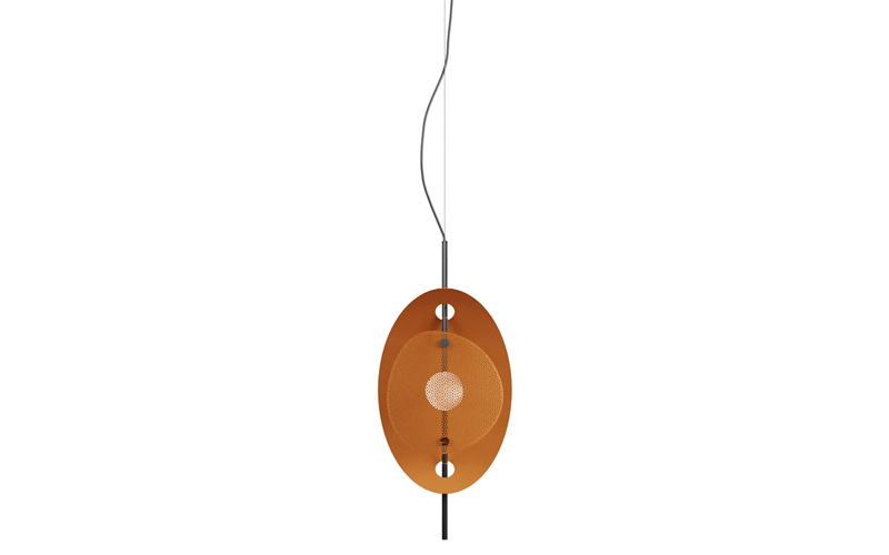 Фото 1 - Подвесной светильник Corolle светло-коричневый 