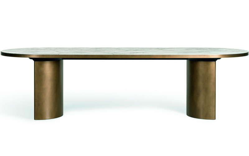 Фото 1 - Обеденный стол Blevio с серой столешницей 