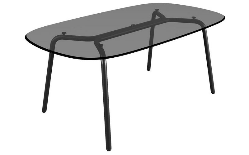 Фото 1 - Обеденный стол Osé серый 