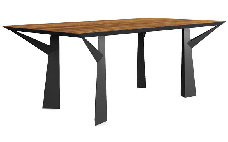 Фото 3 - Обеденный стол Branch коричневый 