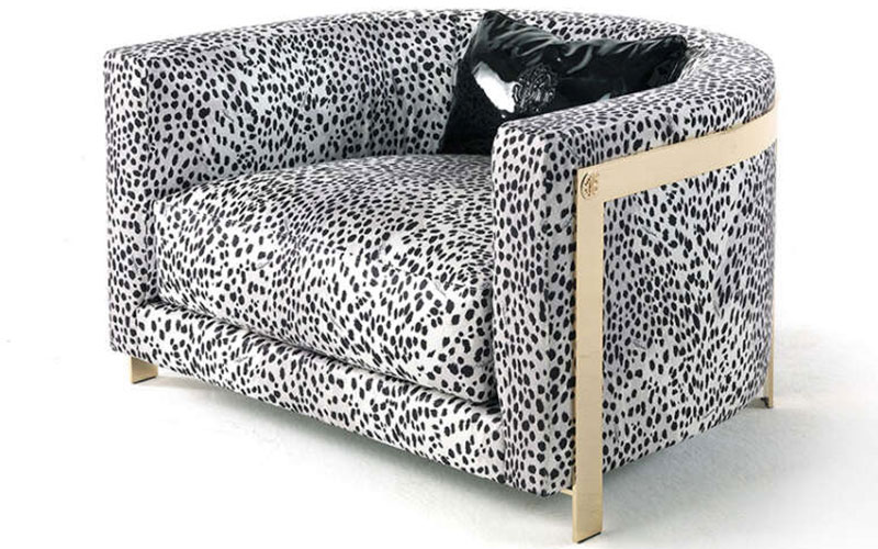 Фото 1 - Кресло Manhattan с принтом Cheetah 