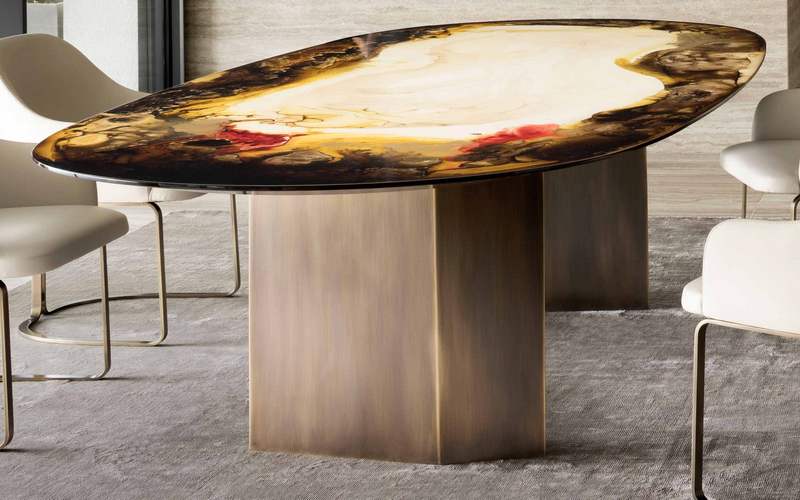 Фото 1 - Обеденный стол Pedro коричневый 