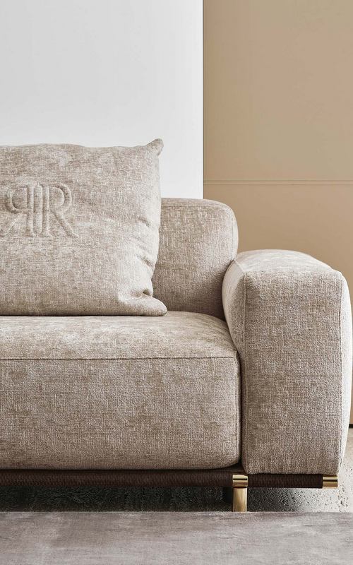 Фото 3 - Секционный диван Boheme серый 