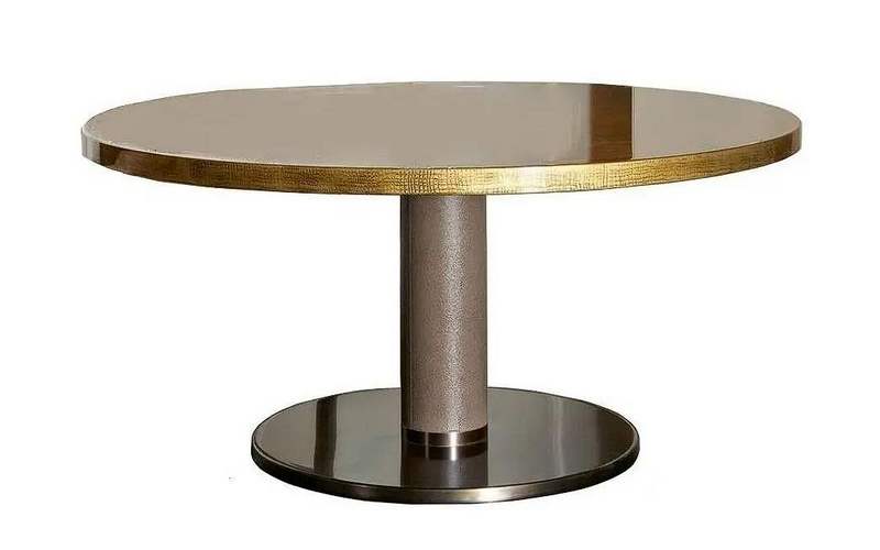 Фото 1 - Обеденный стол Fujico Round коричневый 