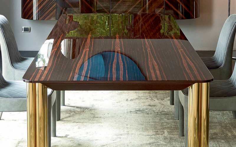 Фото 3 - Обеденный стол Forest коричневый 