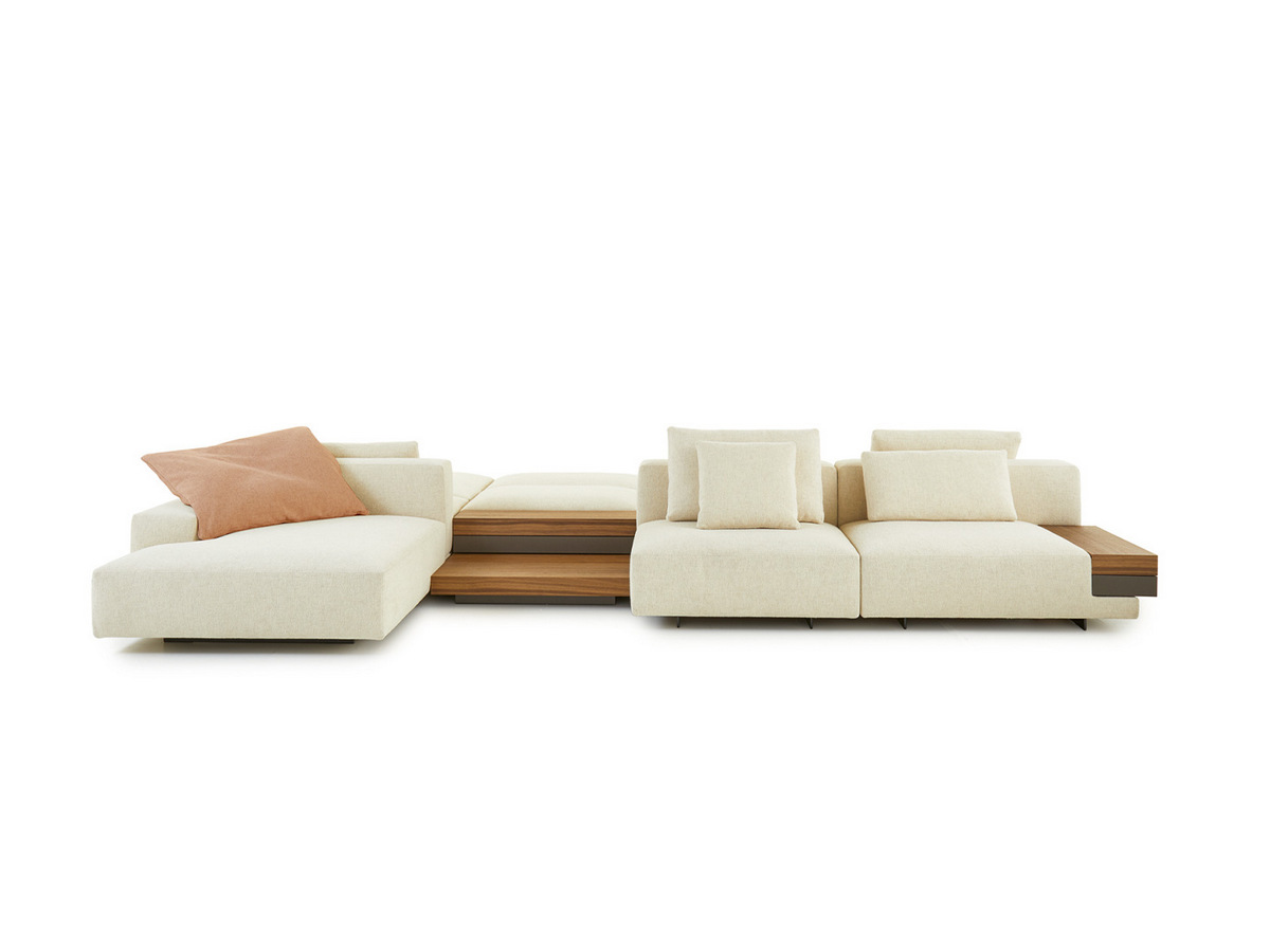 Фото 1 - Секционный диван Marteen белый 