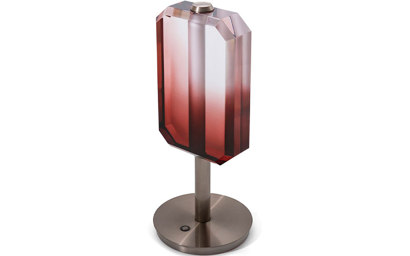 Фото 2 - Настольная лампа Lucente рубиновая 