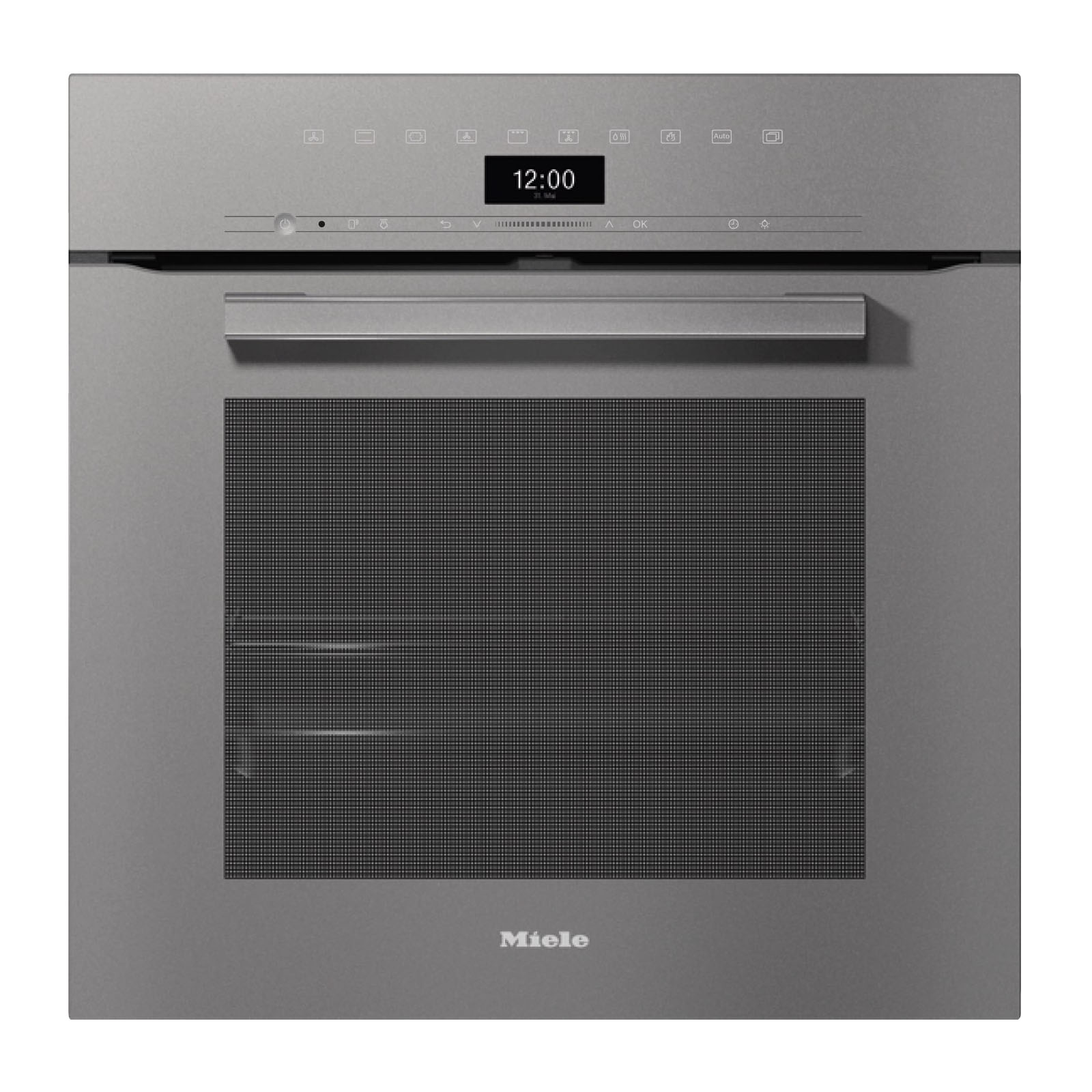 Фото 1 - Духовой шкаф Miele H 7464 BP серый 