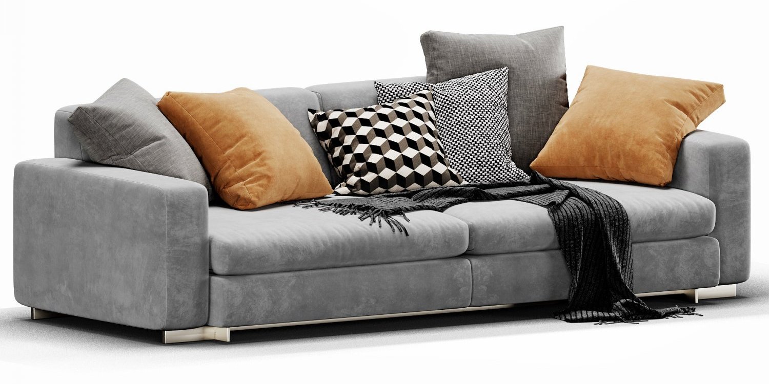 Фото 2 - Секционный диван Turner серый 